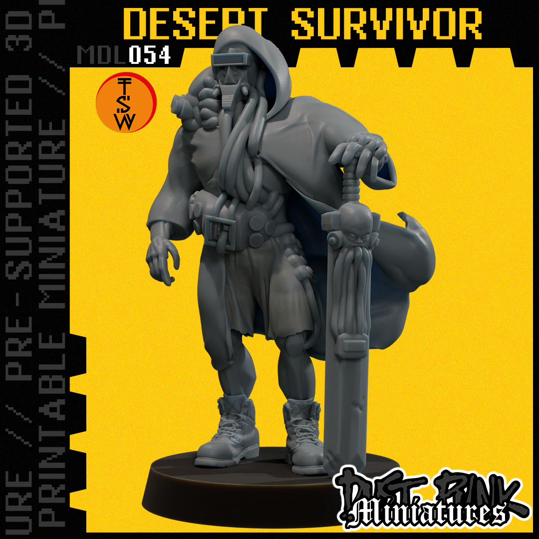 MDL054 DESERT SURVIVOR [PRE-SUPPORTED]